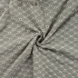 Preview: leichter Baumwoll-Stoff Loch-Stickerei hellbeige/khaki