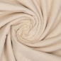 Preview: Breit Cord Stoff Uni creme -OEKO-TEX