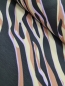 Preview: Zebra Jersey schwarz braun lila