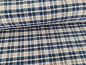 Preview: Mantelstoff Polyester/Wolle- Gemisch chanel checks braun/blau