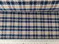 Preview: Mantelstoff Polyester/Wolle- Gemisch chanel checks braun/blau