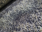 Preview: Knit elastisch (feiner Jersey)- Glitzer gold/silber auf schwarz