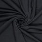 Preview: Modal/Polyester Interlock Jersey schwarz