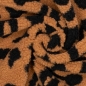 Preview: Teddy Leopard hellbraun - schwarz