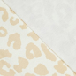 Preview: Canvas Baumwolle Leopard - beige