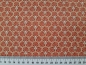 Preview: Baumwollstoff beschichtet Wabenin in  orange terracotta