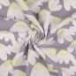 Preview: Tillisy -  Twill mit Blumen auf grau