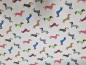 Preview: Bunte Dackel Wachstuch