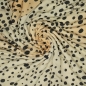 Preview: Fibre Mood woven modal/pl hyena - beige with black dots