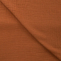 Preview: Baumwolle Musselin Uni Cognac