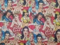 Preview: Canvas  beschichtet  Rockabilly/rot