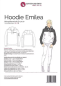 Preview: Hoodie Emilea - Papierschnittmuster Schnittmuster Berlin