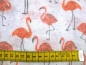 Preview: Musselin Stoff Flamingo Double Gauze