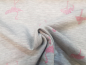 Preview: Jersey Doubleface Glitzer Flamingos Streifen