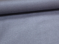 Preview: Wachstuch Leinen Uni grau-blau