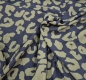 Preview: Viskose Leopard moosgrün