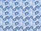 Preview: Baumwollsatin Blue Poppy