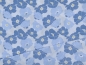 Preview: Baumwollsatin Blue Poppy