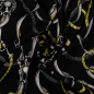 Preview: VISKOSE TWILL DRUCK GOLDEN CHARMS