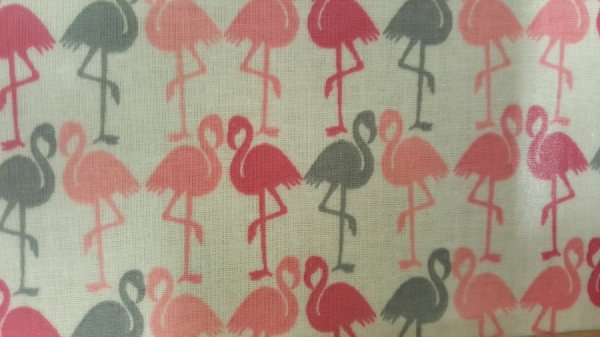 Flamingos rosa/pink/grau