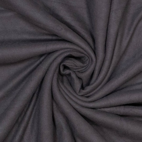 Viscose Rib-Jersey schwarz