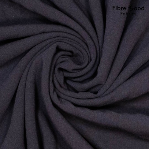 Fibre Mood - Viskose-Crepe leicht elastisch schwarz