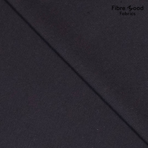 Fibre Mood - Viskose-Crepe leicht elastisch schwarz