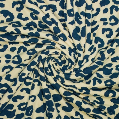 Sweat- Leopard -dark blue