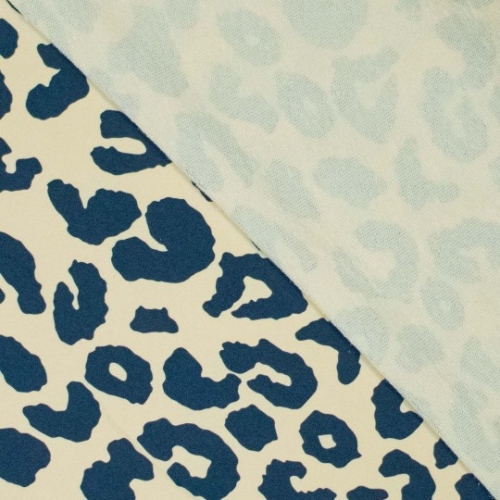 Sweat- Leopard -dark blue