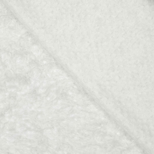 Federn Flauschstoff hellgrau
