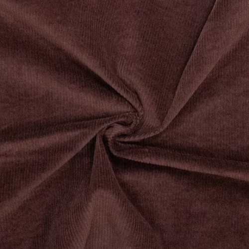 Breit Cord Stoff Uni burgund -OEKO-TEX