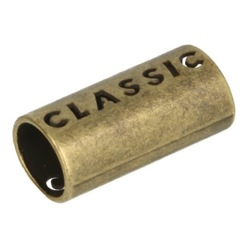 Modische Kordelenden Metall 8mm bronze