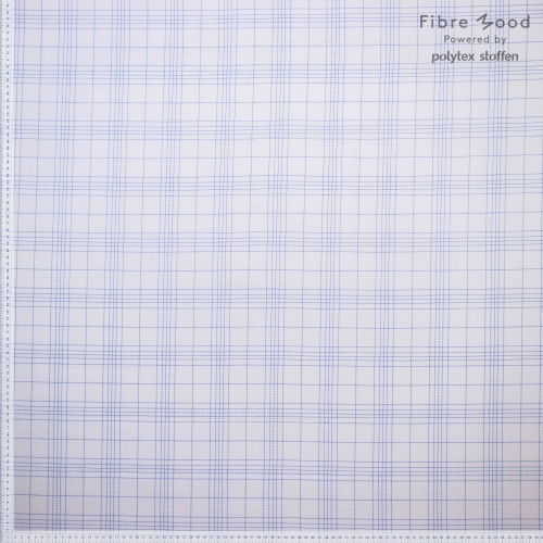 Fibre Mood - Baumwoll-Webware Dashed Diamonds Blau