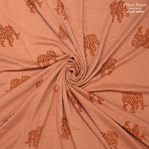 Fibre Mood Jacquard Baumwolle Tiger Brown