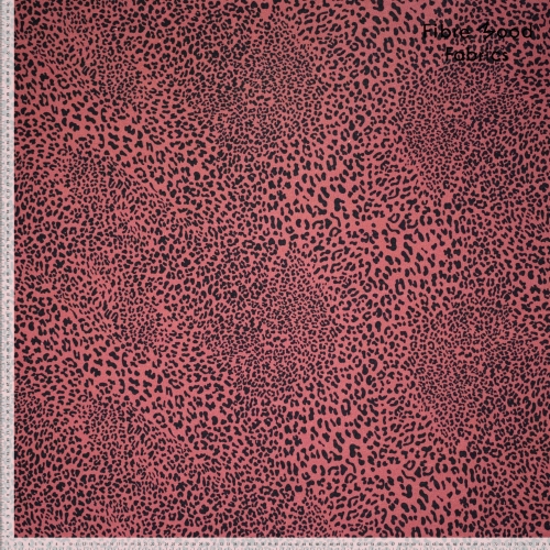 Fibre Mood knit co/pl rec. heavy jogging leopard