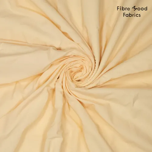 Fibre Mood - Gewebter Baumwollpopeline mit Paper-Touch gelb pastell