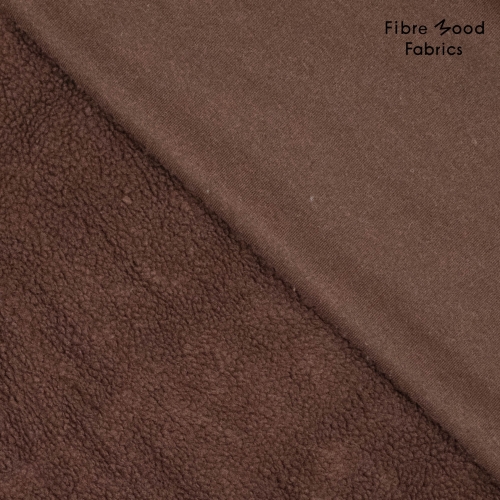 Fibre Mood knit polyester sheepskin brown/bordeaux