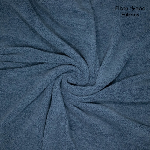 Fibre Mood knit polyester sheepskin jeans blau