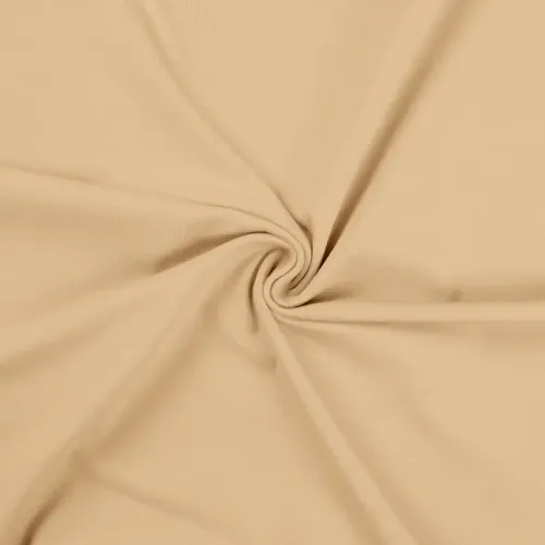 Baumwolljersey champagne uni