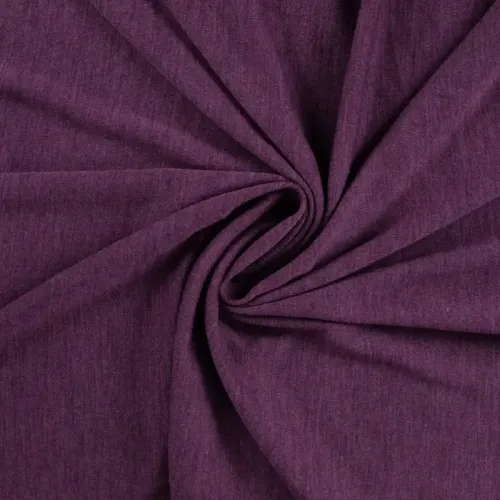Merino Wool Jersey cyclam melange