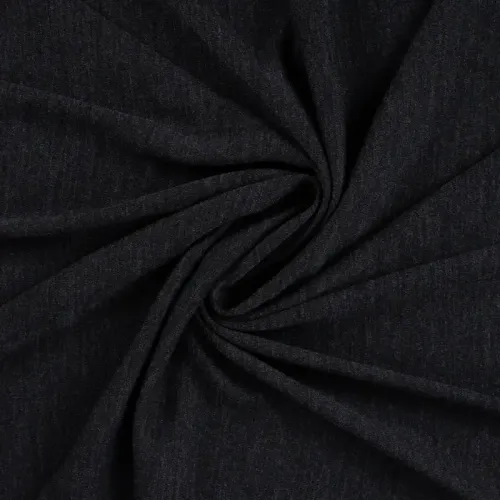 Merino Wool Jersey antracite meliert