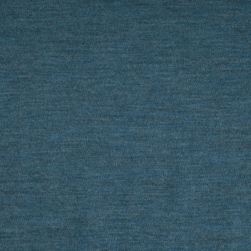 Merino Wool Jersey petrol meliert
