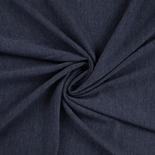 Merino Wool Jersey mid navy melange