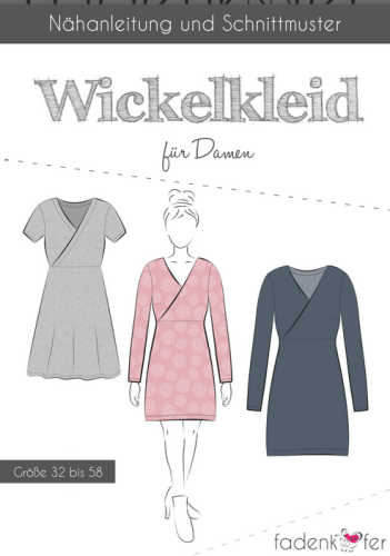 Fadenkäfer Wickelkleid Damen