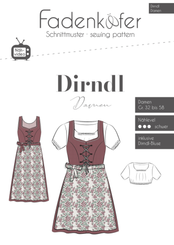 Fadenkäfer Dirndl Damen