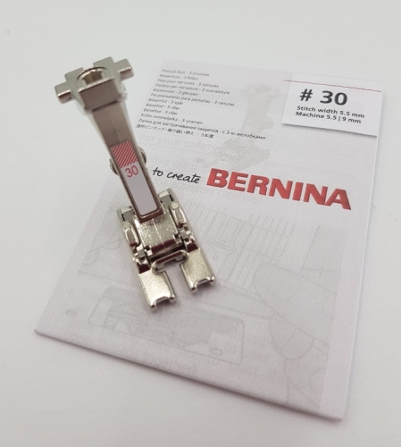 Bernina Biesenfuss Nr.30 mit 3 Rillen