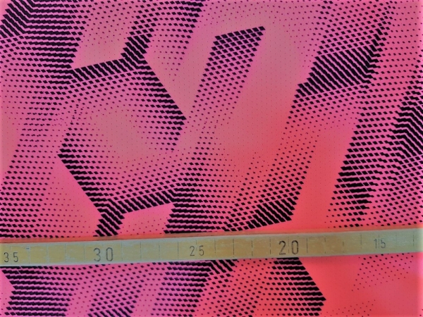 Multifunktionsjersey für Sportbekleidung schwarz/Neon pink