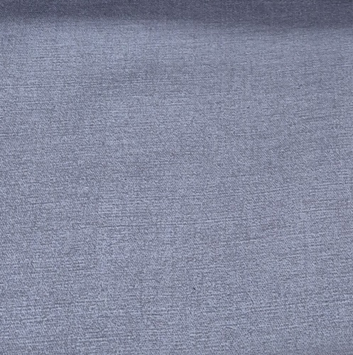 Wachstuch Leinen Uni grau-blau