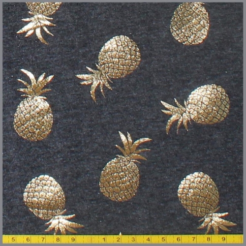 Metallic Ananas dunkelgrau