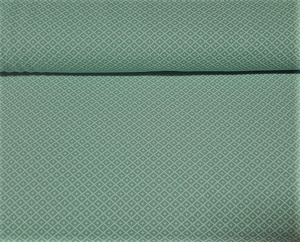 Jacquard Jersey Karo mint